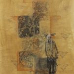 Roxana Manouchehri, Horned Girl, mixed media on rice paper, 120x100 cm, 2017_resize_resize
